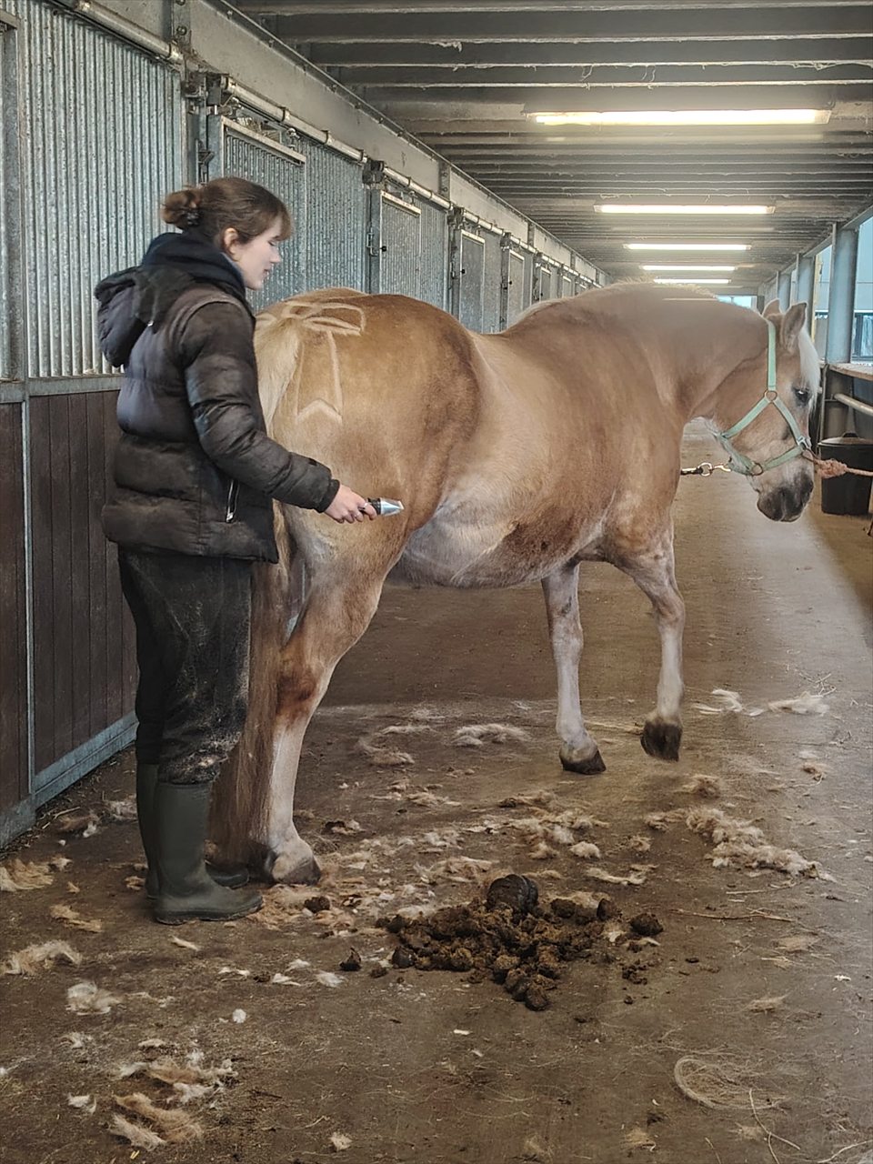 Manou met haar moeder